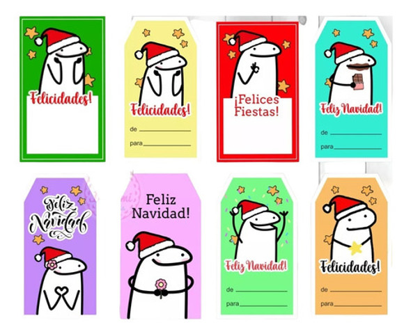 Kit Imprimible Flork Navidad Tags Tarjetas Emprendedor #3 0