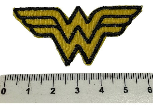 Parche Aplique Bordado P/pegar En Barbijos X3 Mujer Maravill 1