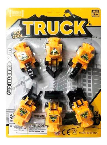 Camiones X 6 Truck En Blister 0