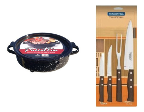 Brasero Sue + Set Asado Tramontina 0