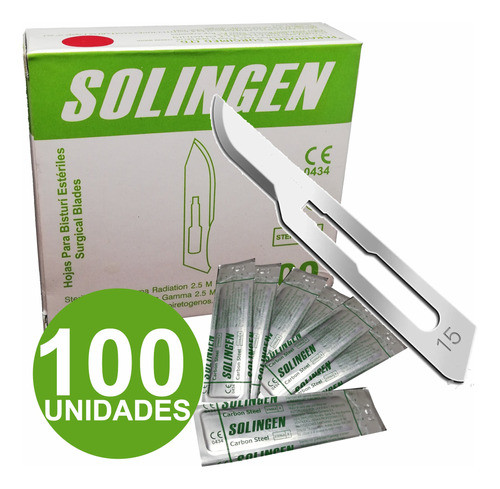 Hoja Bisturi N15 X100u Dental Estetica Solingen Paramount 1