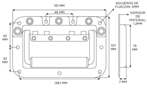 Manija De Embutir Metalica Rack Anvil Penn Elcom H7154z Merc 1