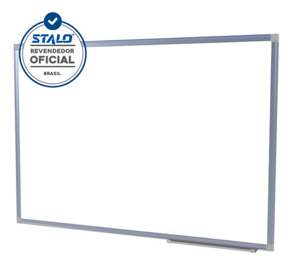 Lousa Quadro Branco Magnético Alumínio 120x90cm Stalo 0