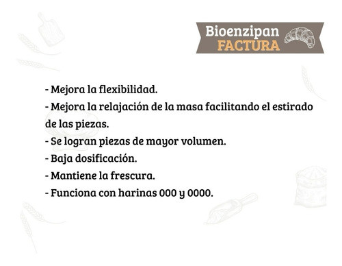 Aditivo Mejorador Facturas X 1kg.(50gr Por 50kg De Harina) 1