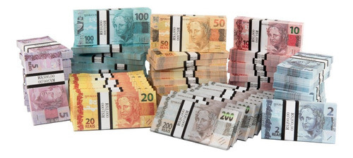 Notas Fakes De 200 Reais 300 Unidades ( Sem Valor ) 1