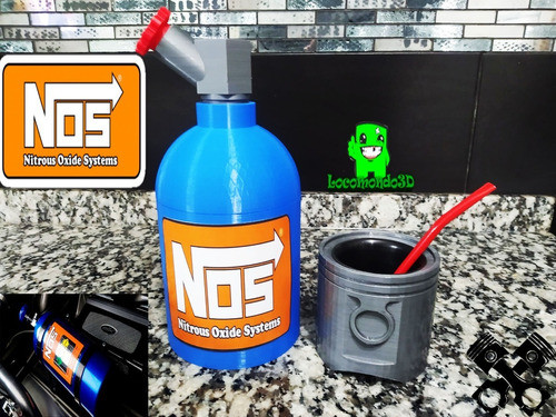 Set Mate Fierrero Pistón Y Garrafa Nitro Azucarera Yerbera 1