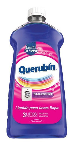 Querubín Jabón Liquido Para Lavar Ropa 3 Litros 0