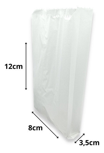 Saco Papel Mono Pipoca 1 Pc 500 Unidades 1