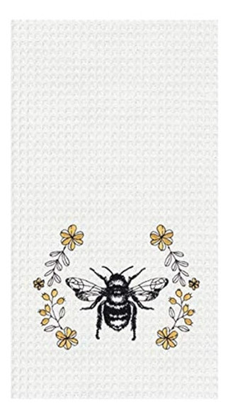 Toalla De Cocina De Tejido De Gofres De Abeja Reina De Cyf H 0