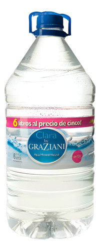 Agua Mineral Natural Bidón 6l Env/gratis Caba Compra Min 16u 0