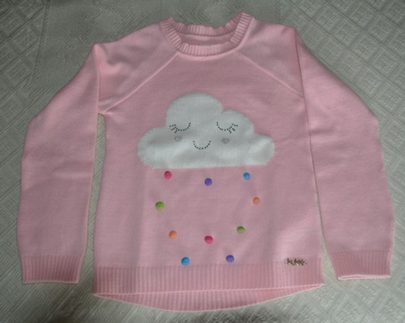 Sweater Lana Fina Con Pompones -talle 10- Niña 7-9 Años 0 Sweater Lana Fina Con Pompones -talle 10- Niña 7-9 Años 0