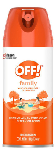 Off! Family 131g Protección Contra Mosquitos 0