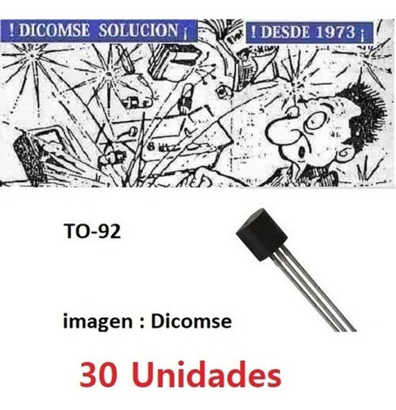 Transistor 2a92 Texas Npn To-92 X 3 Unidades 0