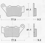 Pastilha De Freio Triumph 675 Street Triple / R Anos 2013-16 1