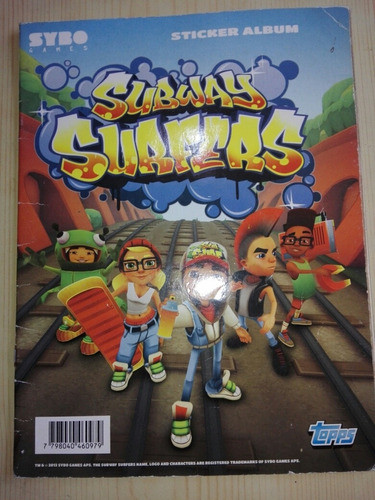 Album De Stickers .subway Surfers.con 23 Pegadas,detalles. 0