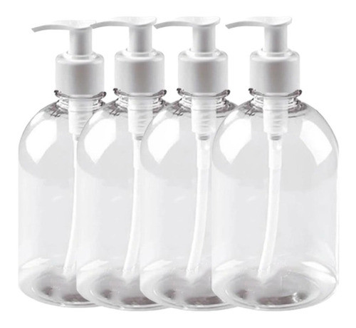 Frasco Saboneteira 500ml Para Álcool Gel (10 Unidades) 0