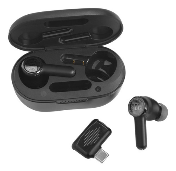 Auriculares Gamer Jbl Quantum Tws Base Carga Negro Tranza 1