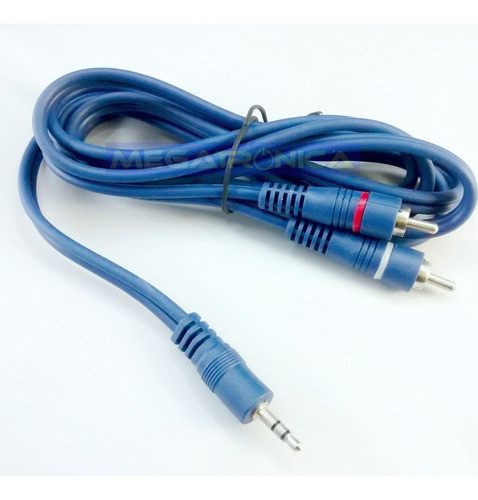 Cable Miniplug 3.5mm Stereo A Rca Stereo Premium Calidad 4mt 1