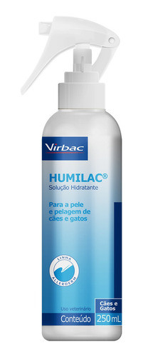 Humilac Spray Virbac Solução Hidratante Cães E Gatos 250ml 0