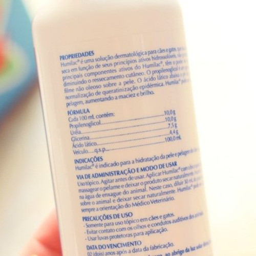 Humilac Spray Virbac Solução Hidratante Cães E Gatos 250ml 1