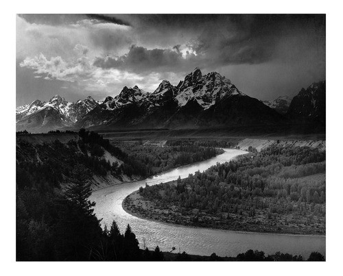 Lamina Fine Art The Tetons And The Snake River A Adams 40x50 0