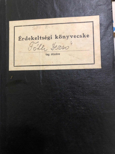 Antigua Libreta De Hungría - Año 1939 0