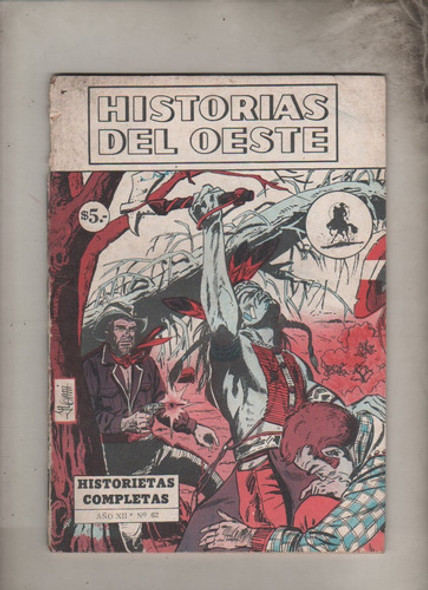 Antigua Revista  **historieta Del Oeste ** Nº 62 Años 60 0