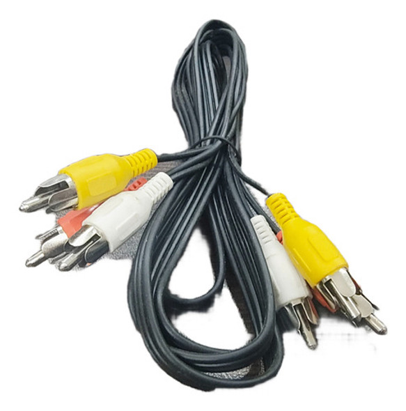 Cable Rca Rca Audio Video Macho Macho 1.5 Metros 3x3 Fichas 0 Cable Rca Rca Audio Video Macho Macho 1.5 Metros 3x3 Fichas 0