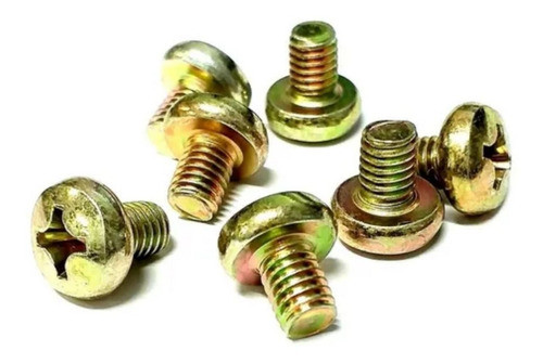 Parafuso Phillips M6x8 Cabeça Panela (5.8) M6 X 8 - 200 Pçs 0
