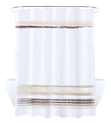 Cortina Ducha Antihongo Teflonada Estampada Terra Haussman 0