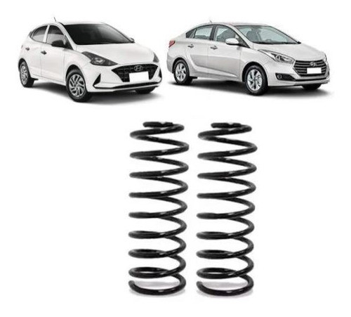 Molas Traseiras Hb20 Hatch Ou Sedan 2013 - 2021 Macaulay 0