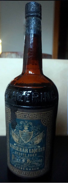 Botella Antigua De Cherry-brandy -suecia -importada 1