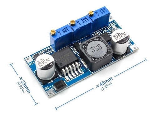 Modulo Lm2596 Step-down Corriente Ajustable P/carga Bateria 1
