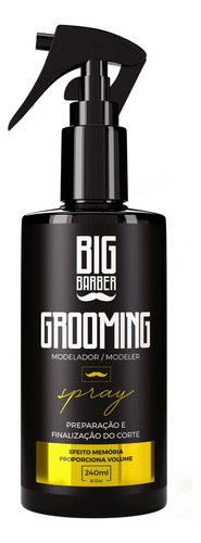 Grooming Modelador Big Barber 240ml Para Barba Bigode 3 Unid 1
