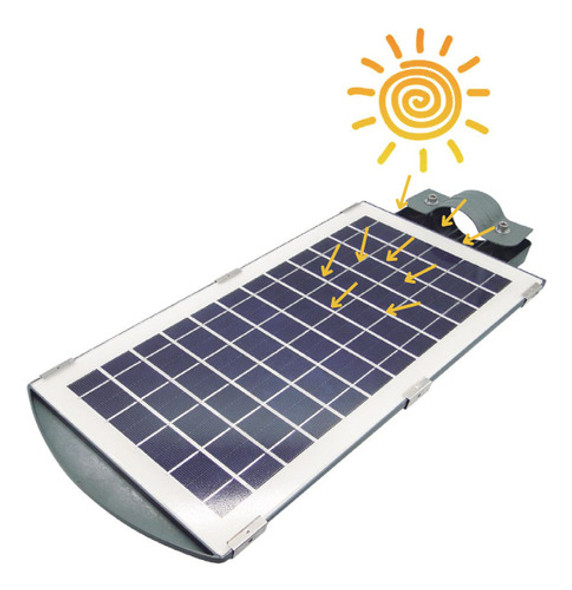 Alumbrado Público A Led Autónoma Solar 20w Tbcin 1
