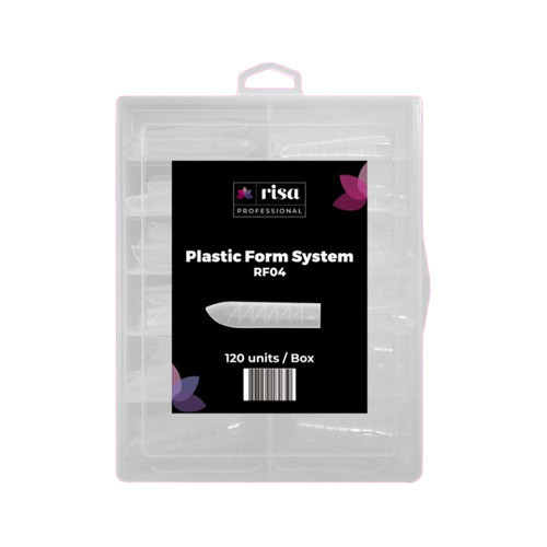 Kit 2 Molde F1 Rf04 Quadradado Risa Cx 120un Poligel 1