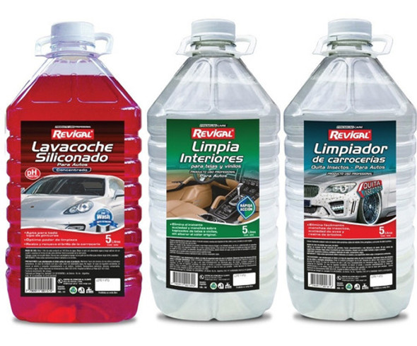 Quita Insectos Limpia Interiores Y Lavacoche Revigal 5 L 0