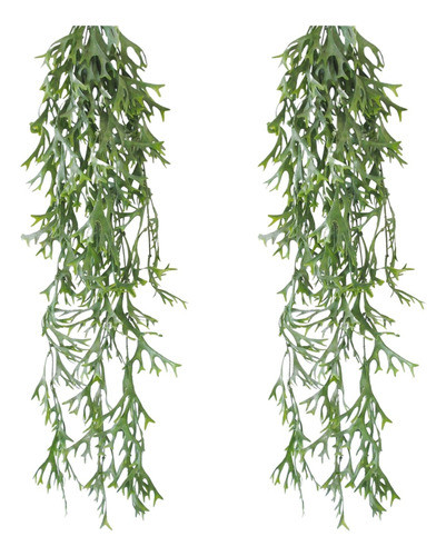 2 Pendentes Chifre De Veado Artificial Jardim Vertical 0
