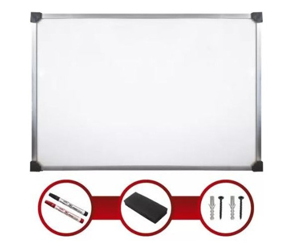 Pizarra Blanca Para Aulas 120x180cm Uso Intensivo 0