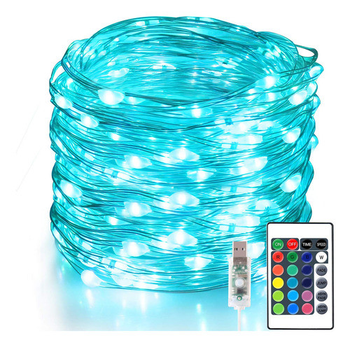 Aluan Fairy Lights - Cadena De Luces Led De 100 Luces Led De 0