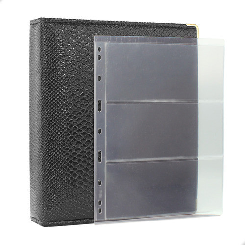 Álbum 10 Folhas 30 Bolsos 28x21 300 Moedas Cobra 0