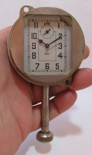 Antiguo Reloj Auto Tablero Newhaven Clock , Usa, A Restaurar 1