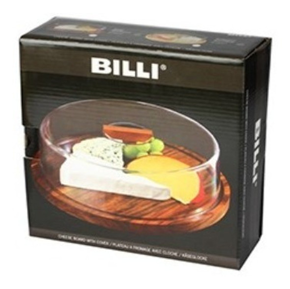 Plato De Torta Madera Con Acrílico 32 X 11.5 Cm Billi 1