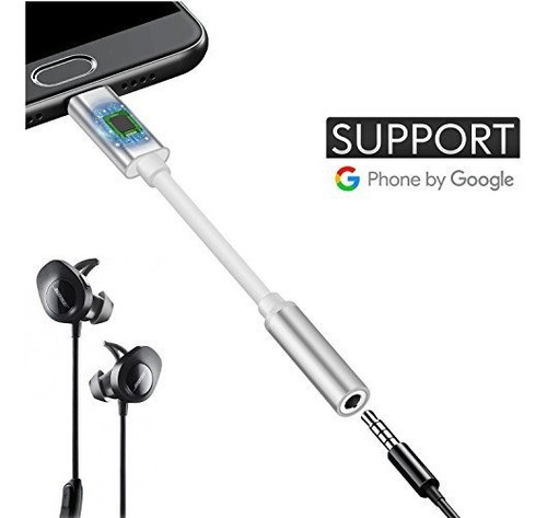 Vimvip Adaptador Usb Ctipo C A Conector Jack De Audio De 013 1