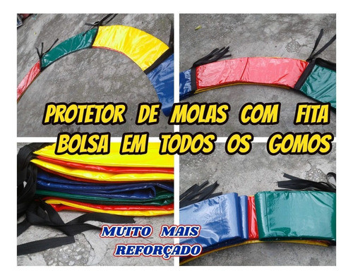 Protetor Reforçado+rede 9.6x2m+08 Pont.p/cama 3.10mts+brinde 1