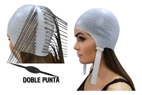 Gorro Dompel Siliconado Clarito Mechas Iluminación 1