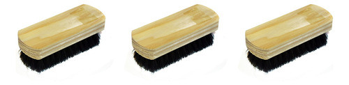 Pack X 3 Cepillo Lustrador Para Calzado Madera 15 Cm 0
