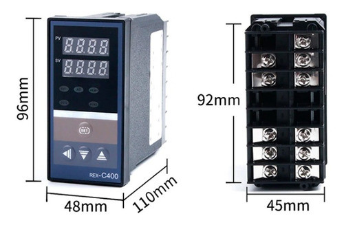 Controlador De Temperatura Pid Rex-c400 48x96mm 1