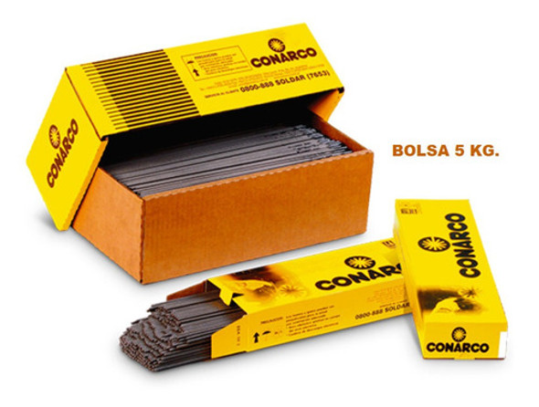 Electrodo Soldar Conarco 6013 13a Punta Azul 2,50mm. X 5 Kg 1