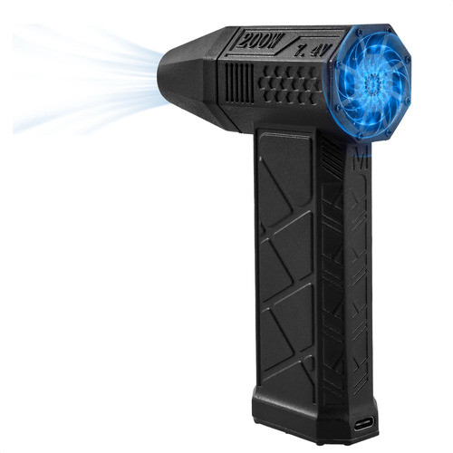 Mini Soprador De Ar Portátil Usb Recarregável Bivolt Turbo 1